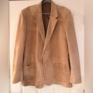 Beautiful New Zealand Suede Men's Suit Coat Jacket...Buttery Soft